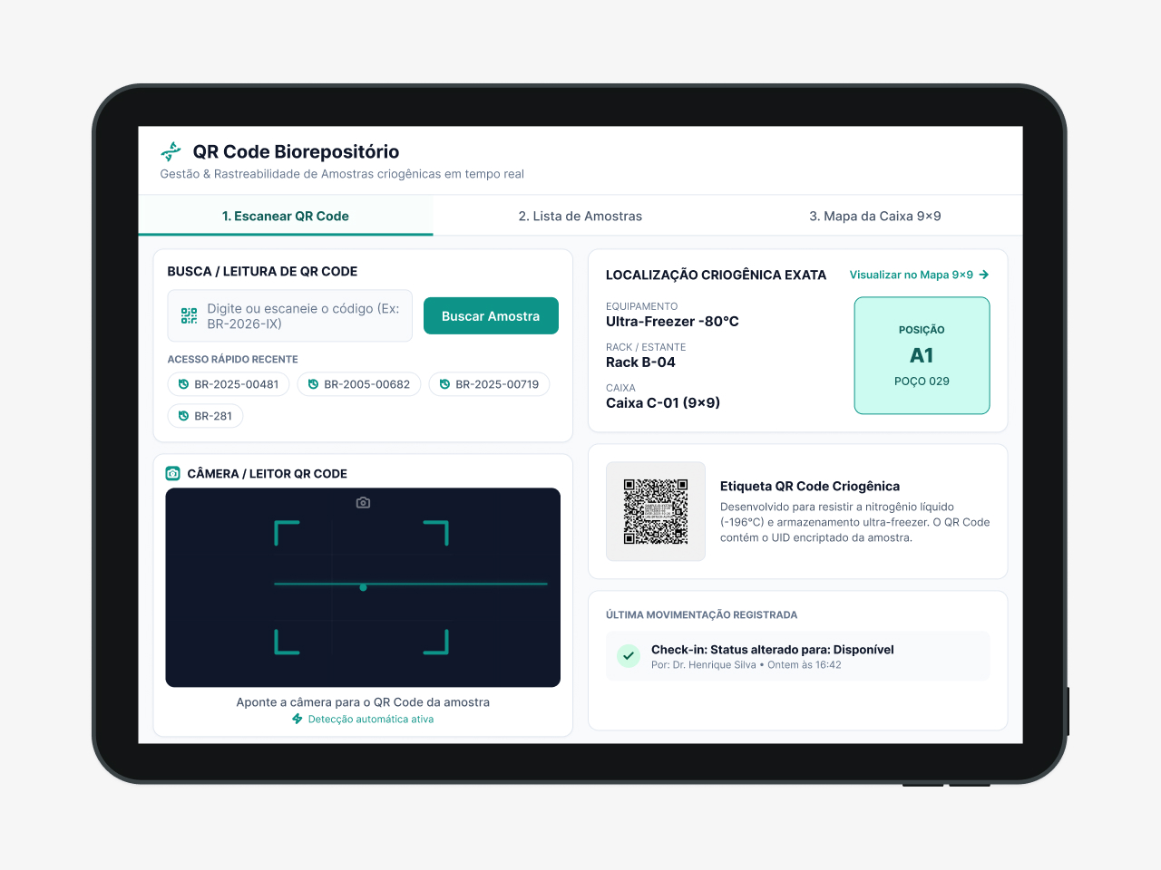 QR Code Biorepositório